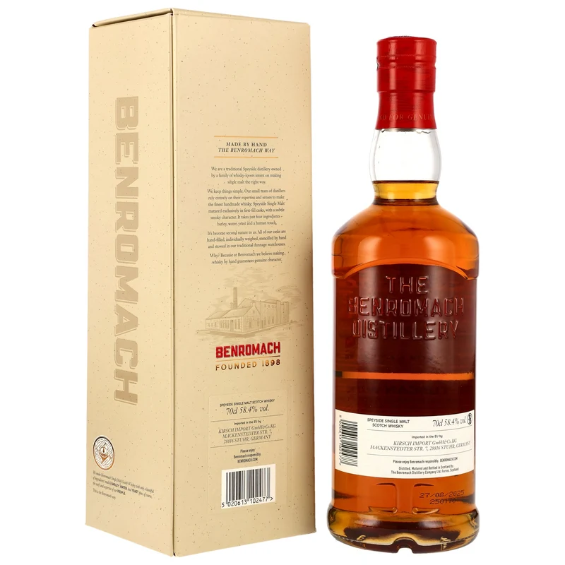 Benromach 16 Jahre 2009/2025 1st Fill Sassicaia Wine Cask #584 58,4% 0,7l