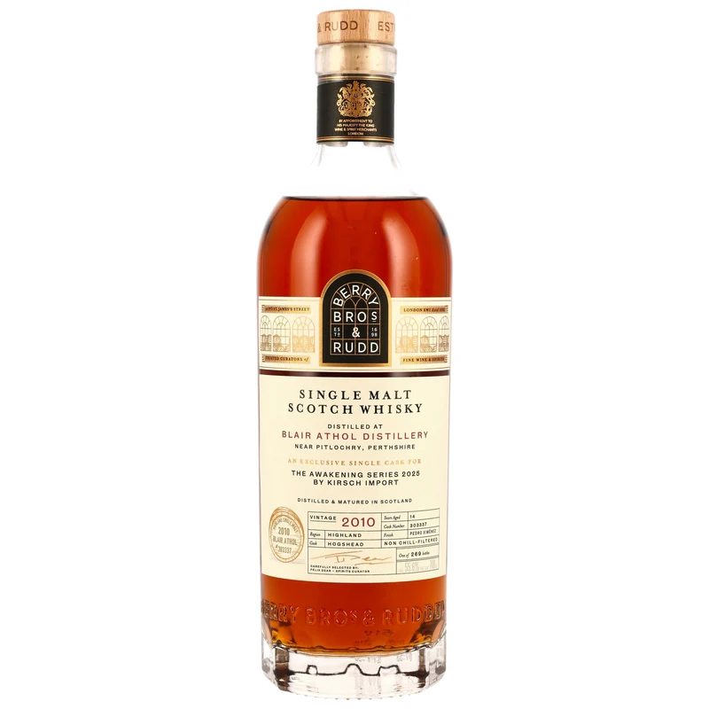 Blair Athol 14 Jahre 2010/2025 PX Cask Finish #303337 Berry Bros & Rudd 55,6% 0,7l