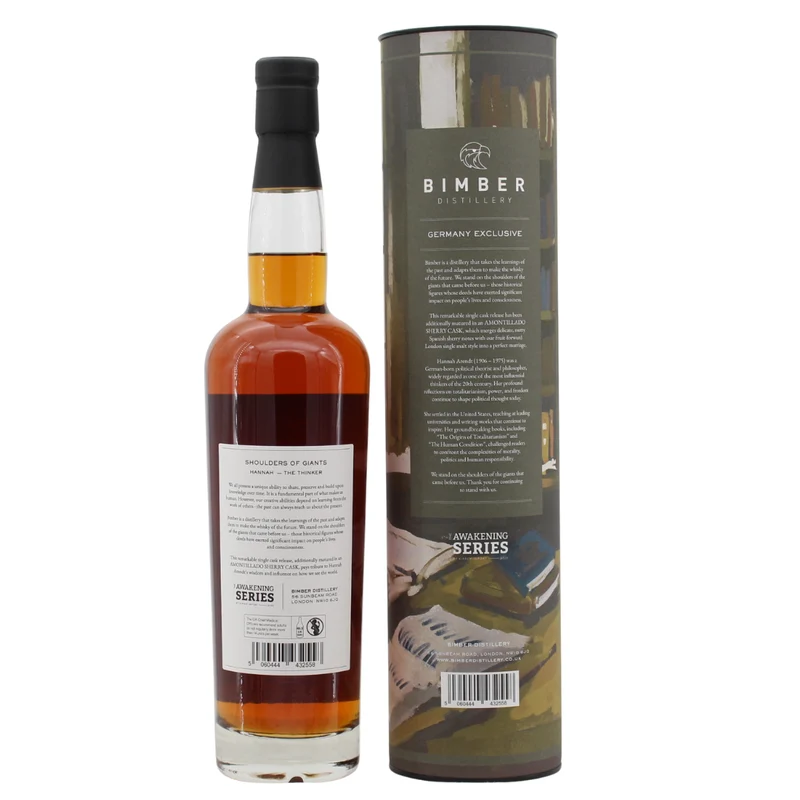 Bimber Shoulders of Giants 2025 Hannah Amontillado Cask #537/37 57,8% 0,7l