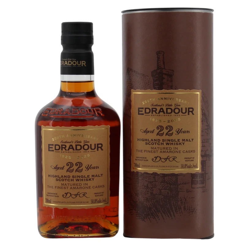 Edradour 22 Jahre 2003/2025 Amarone Dal Forno Romano Casks #1001-1005 50,8% 0,7l