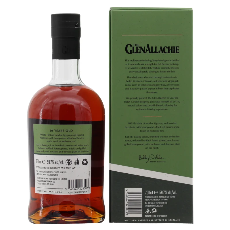 Glenallachie 10 Jahre Cask Strength Batch 12 59,7% 0,7l