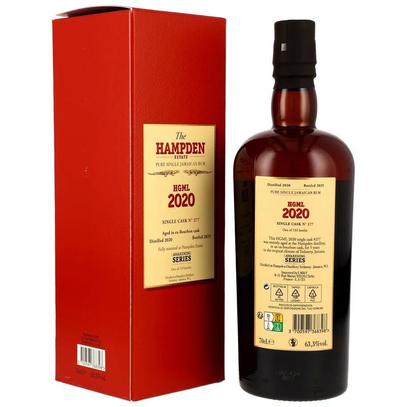 Hampden HGML 5 Jahre 2020/2025 The Awakening Series 63,3% 0,7l