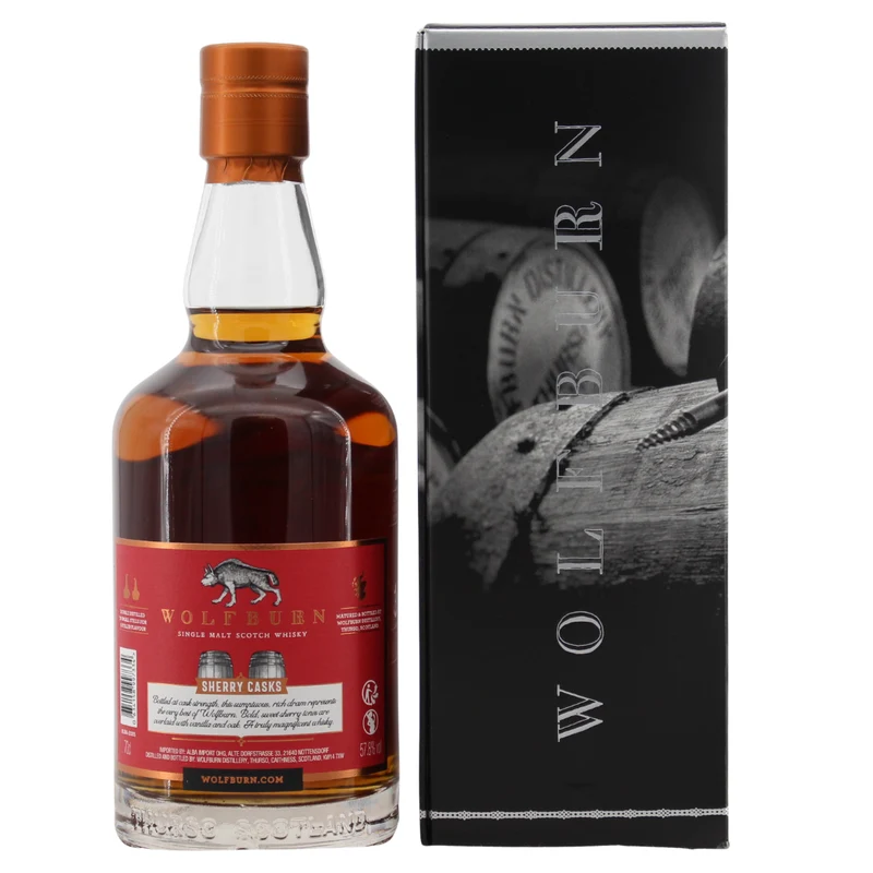 Wolfburn 10 Jahre Vibrant Stills Oloroso Sherry Butts 57,8% 0,7l
