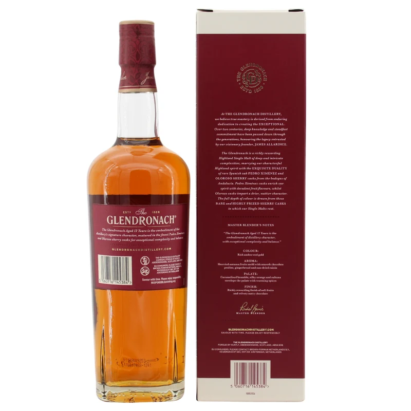 Glendronach 12 Jahre Sherry Cask Matured 43% 0,7l