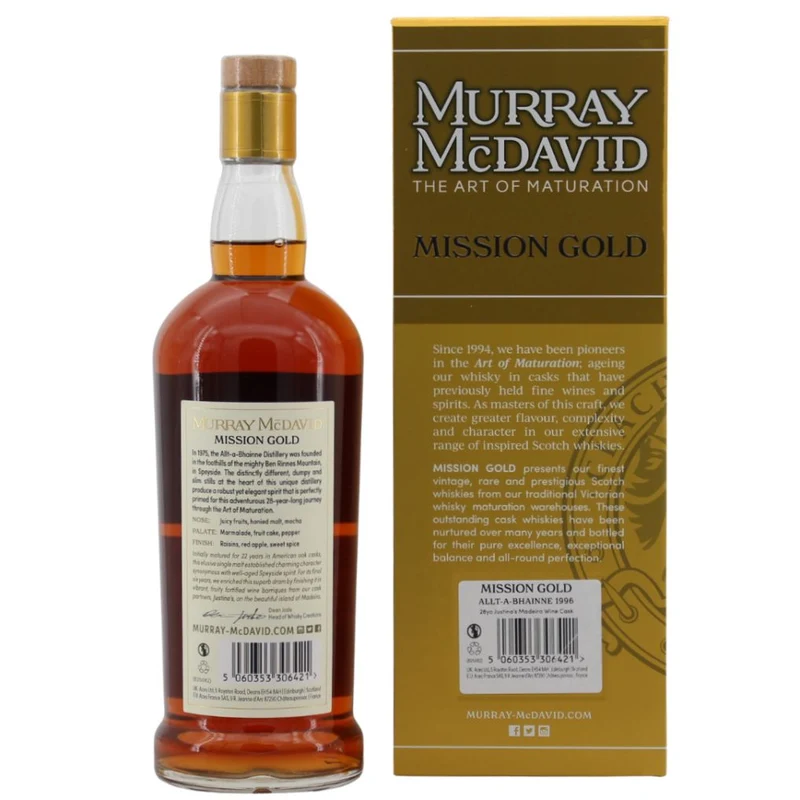 Allt-A-Bhannie 1996/2025 28 Jahre Justino's Madeira Cask Murray McDavid 48,1% 0,7l