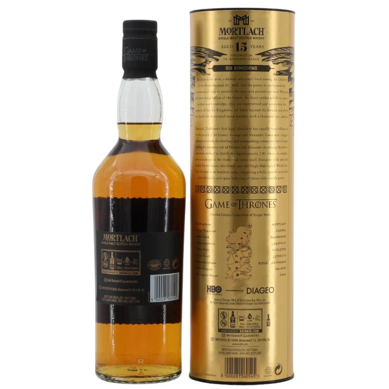 Mortlach 15 Jahre Six Kingdoms Game of Thrones Edition 46% 0,7l