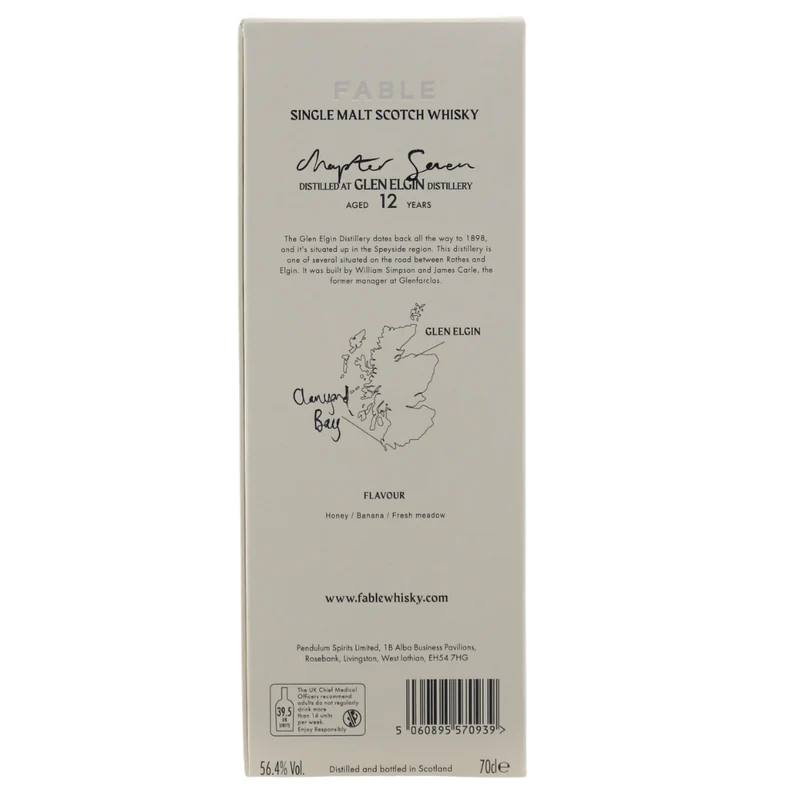 Glen Elgin 12 Jahre 2009/2022 Fable Whisky Chapter 7 Piper Cask #801793 56,4% 0,7l