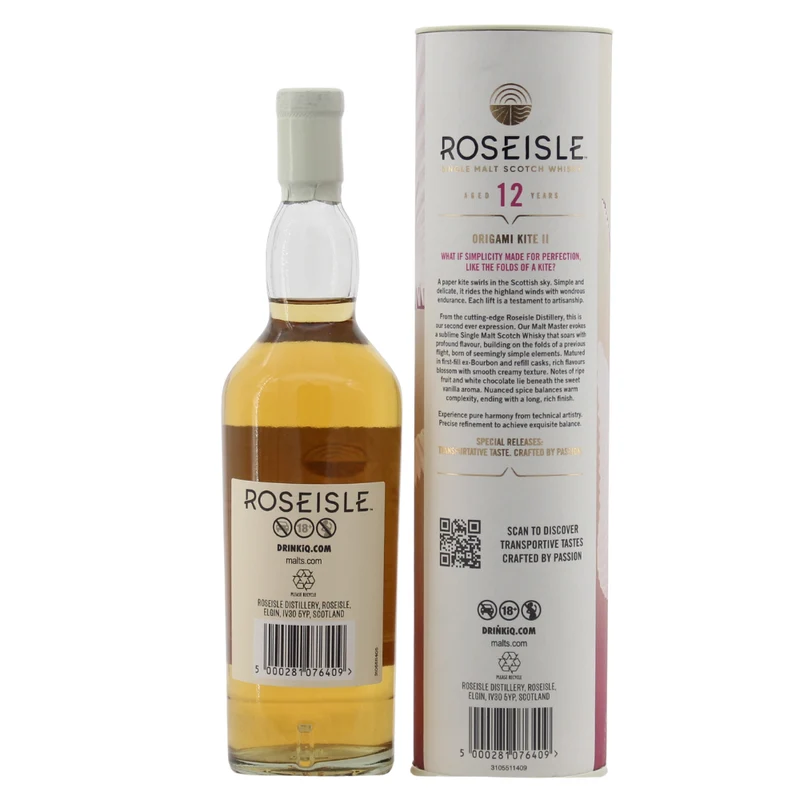 Roseisle 12 Jahre Origami Kite II Diageo Special Release 2024 55,6% 0,2l