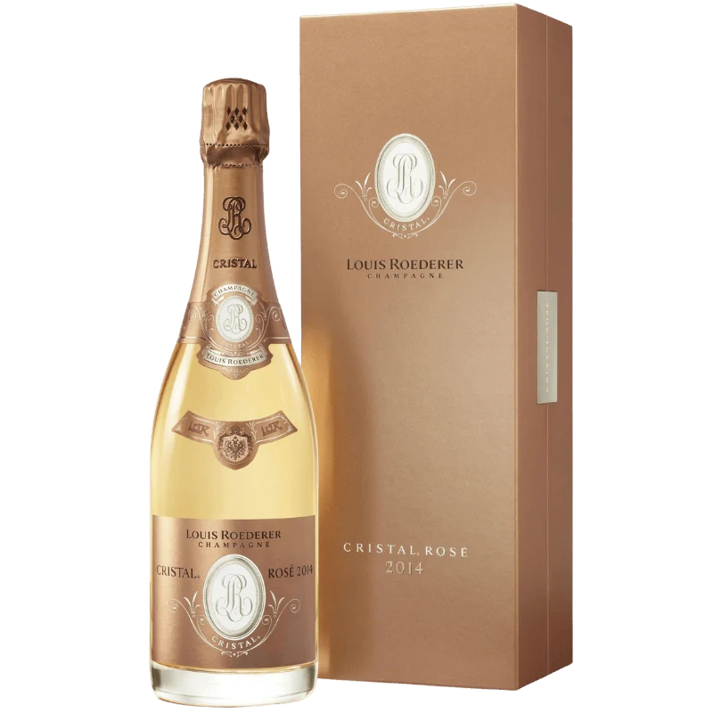 Champagner Cristal Brut Rosé AOC avec Etui