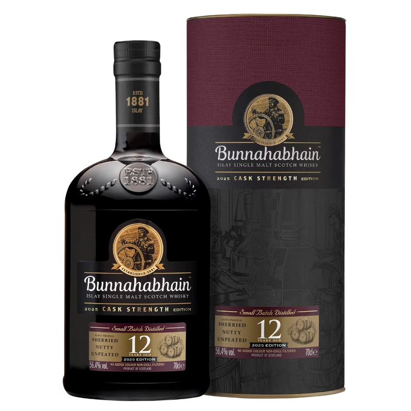 Bunnahabhain 12 Jahre Cask Strength 2025 56,4% 0,7l