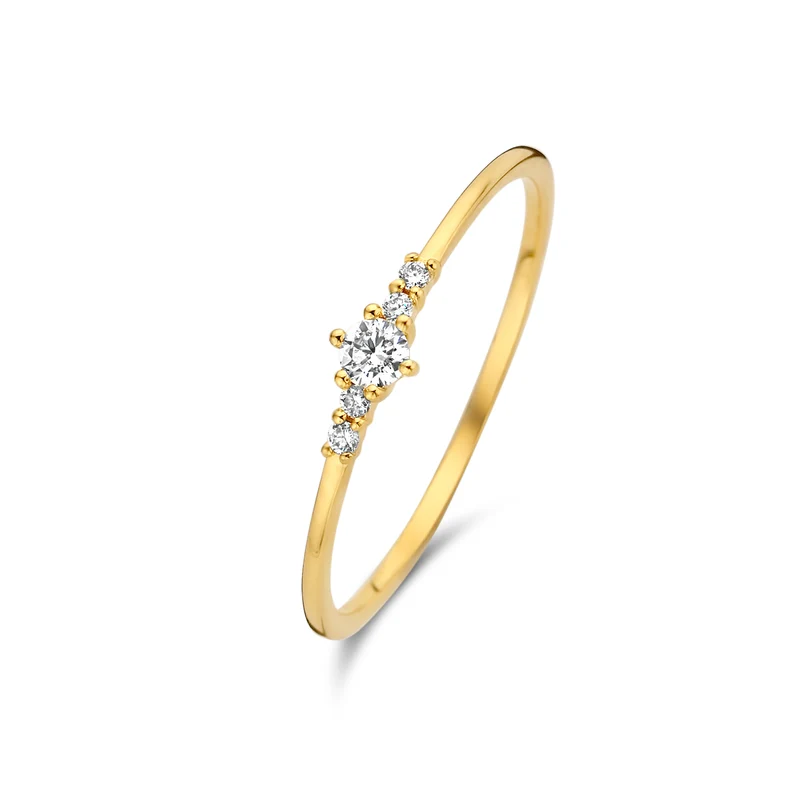 FAITH RING 0,102Ct Wvs 14K