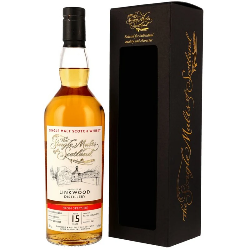 Linkwood 2010/2025 15 Jahre SMoS Refill Hogshead #301253 51,9% 0,7l