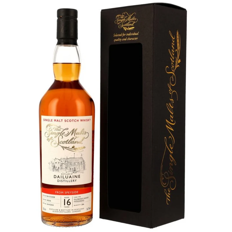 Dailuaine 2008/2025 16 Jahre SMoS Oloroso Sherry Hogshead #40236 56.7% 0,7l