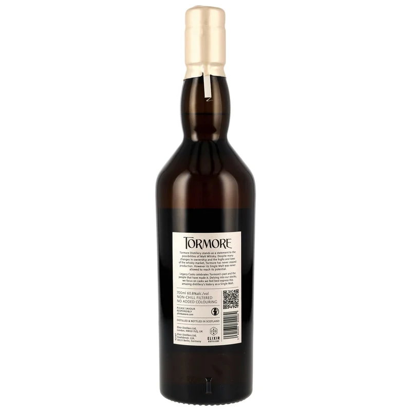 Tormore 2012/2025 12 Jahre Legacy Series Bourbon Single Cask #921187 60,8% 0,7l