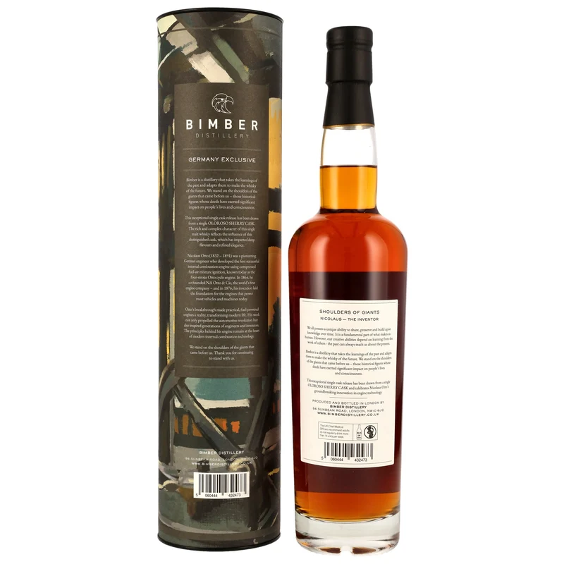 Bimber Shoulders of Giants 2025 Nicolaus Oloroso Sherry Cask #446 57,9% 0,7l