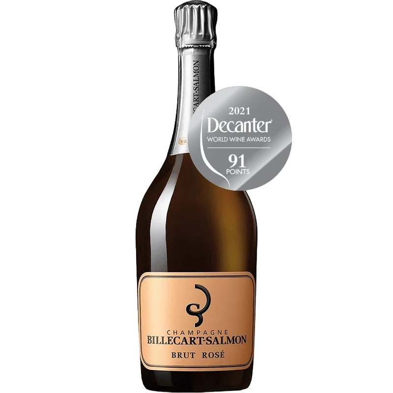 Champagner Rosé Billecart Lachs Brut AOC