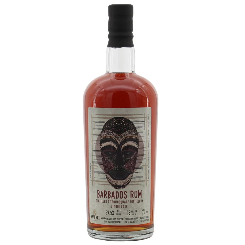 Foursquare Barbados Rum 18 Jahre 2007/2025 Wu Dram Clan 59,5% 0,7l