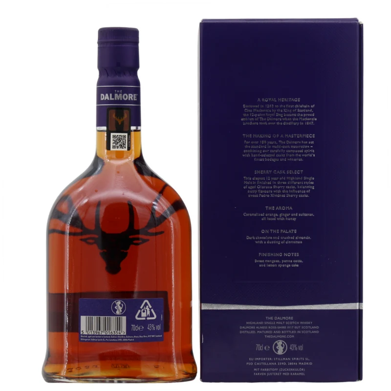 Dalmore 12 Jahre Sherry Cask Select 43% 0,7l