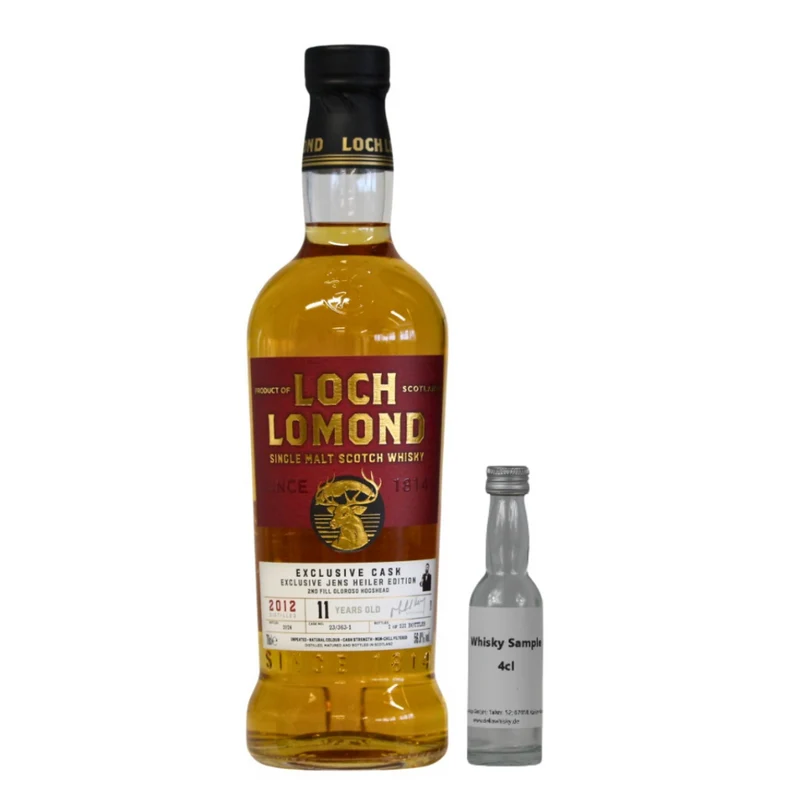 SAMPLE 4cl Loch Lomond 11 Jahre Exclusive Cask Jens Heiler Edition 56,8%