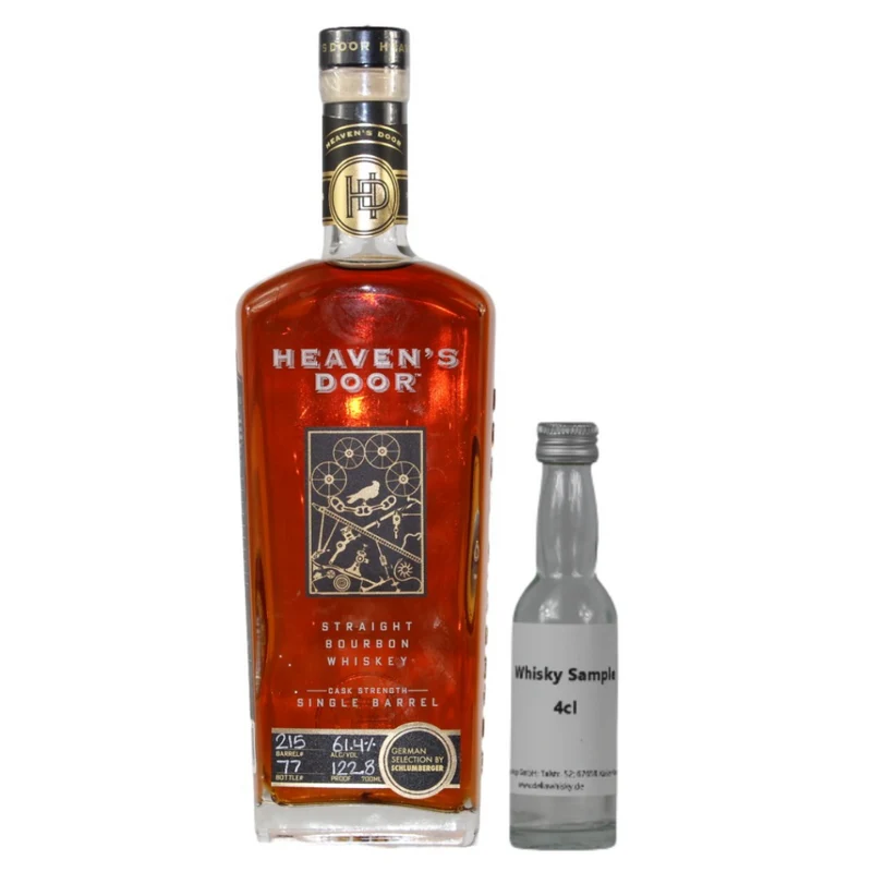 SAMPLE 4cl Heaven's Door Schlumberger Selection 5 Single Barrel #215 61,4%