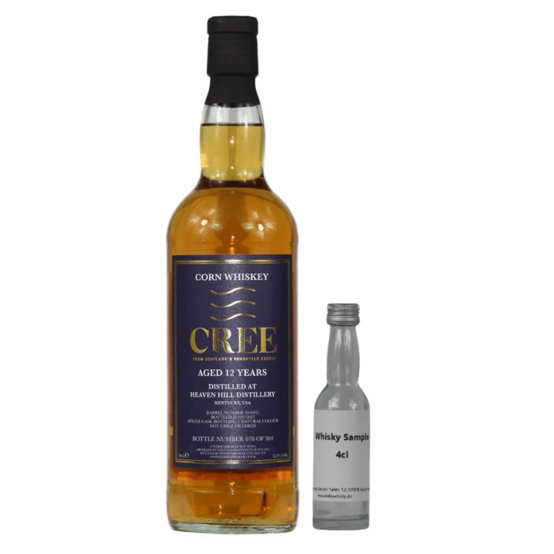 SAMPLE 4cl Heaven Hill 12 Jahre Corn Whiskey 2010/2023 Whiskybroker Cask #3440931 52,3%