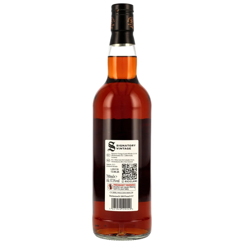 Balmenach 9 Jahre 2016/2025 Oloroso Sherry Butts SV 100 Proof Edition #57 57,1% 0,7l