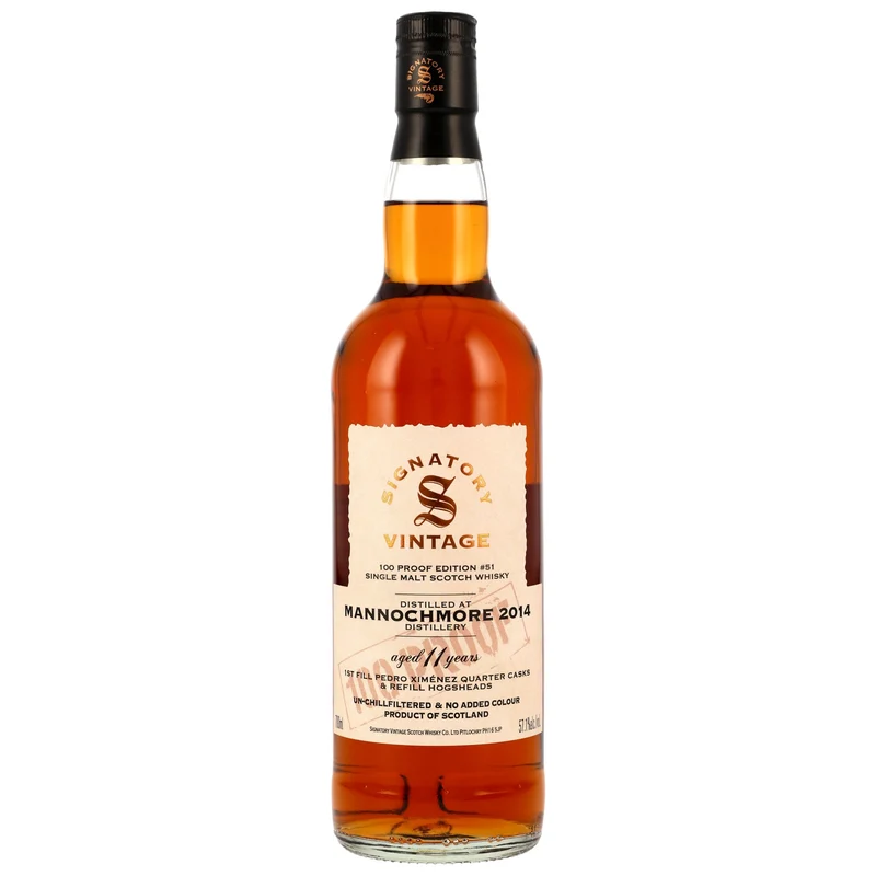 Mannochmore 11 Jahre 2014/2025 PX Sherry Casks 100 Proof Edition #51 SV 57,1% 0,7l