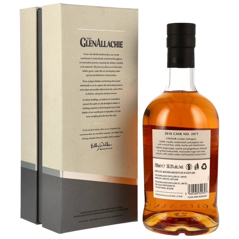 Glenallachie 14 Jahre 2010/2025 Bourbon Barrel #2471 56,3% 0,7l