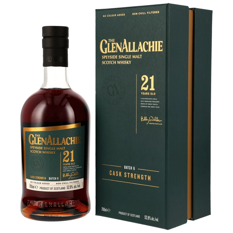 GlenAllachie 21 Jahre Batch 6 Cask Strength 52,8% 0,7l