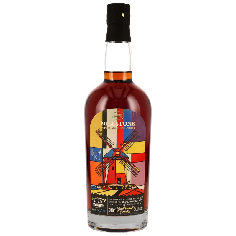 Millstone 6 Jahre 2018/2025 Unpeated Windmill Collection No 3 Oloroso Sherry Cask #18B251 54,1% 0,7l