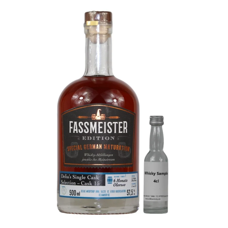 SAMPLE 4cl Fassmeister Delias's Single Cask Selection #15 57,5%