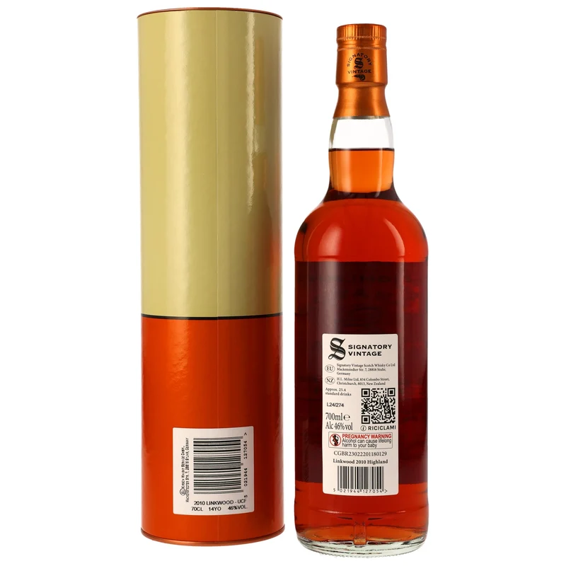 Linkwood 14 Jahre 2010/2024 Signatory Vintage 1st Fill Bolgheri Red Wine 46% 0,7l