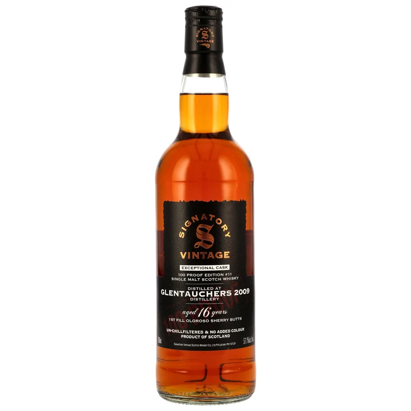 Glentauchers 16 Jahre 2009/2025 SV 1st Fill Oloroso Sherry 100 Proof Edition #11 57,1% 0,7l