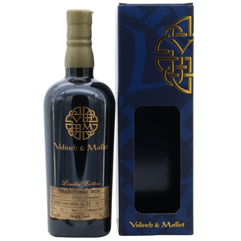 TDL 21 Jahre Trinidad Rum Valinch & Mallet Cask #12 Limited Edition 54,1% 0,7l