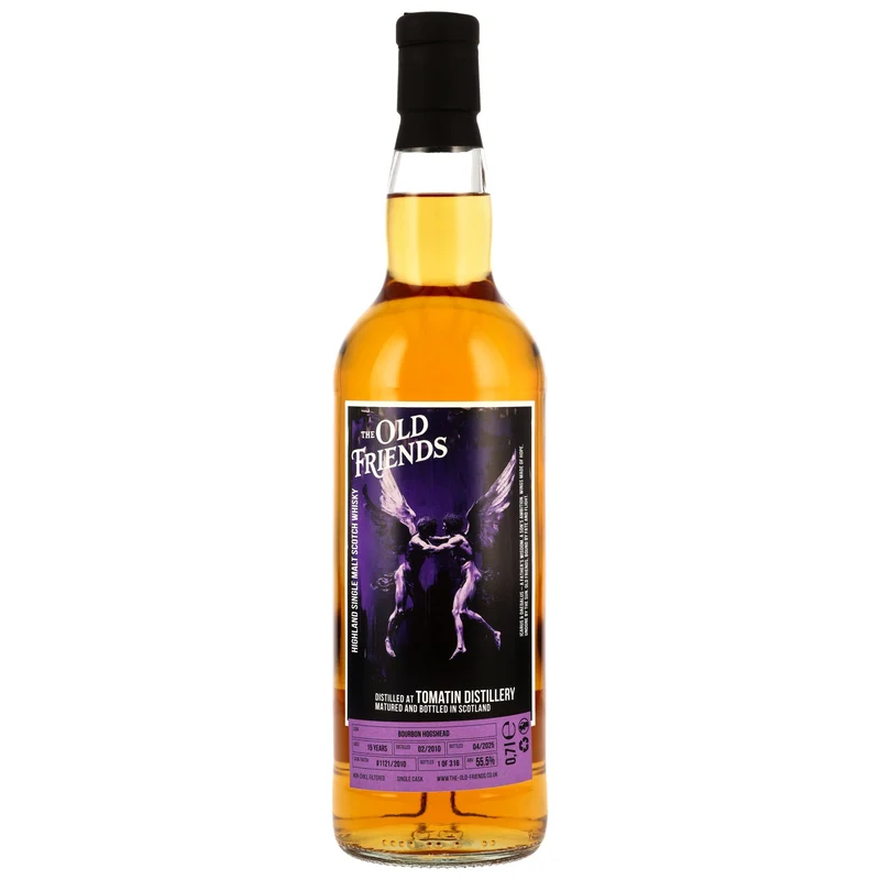 Tomatin 15 Jahre 2010/2025 Bourbon Hogshead The Old Friends 55,5% 0,7l