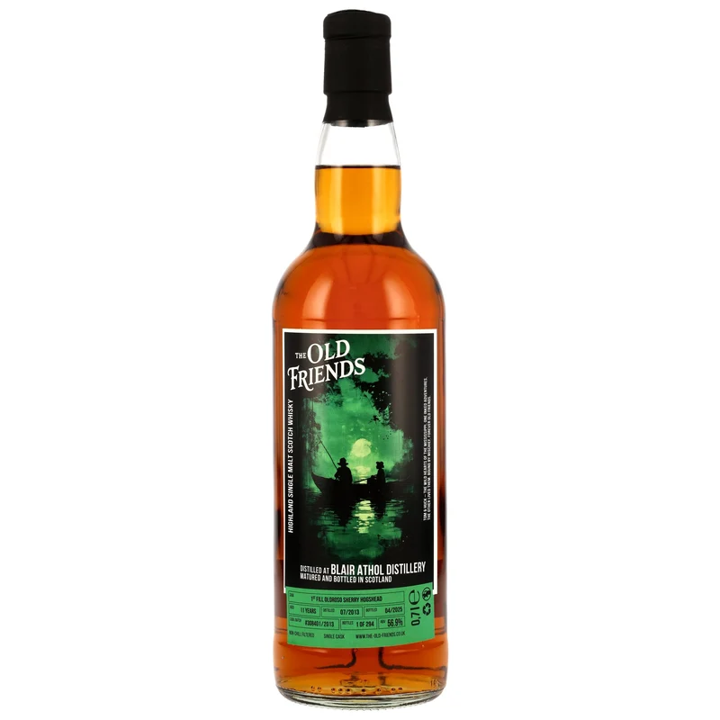 Blair Athol 11 Jahre 2013/2025 Oloroso Sherry Hogshead The Old Friends 56,9% 0,7l