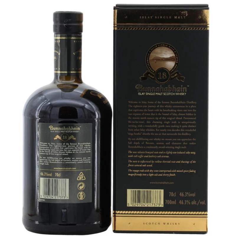 Bunnahabhain 18 Jahre (Bottled 2012) 46,3% 0,7l