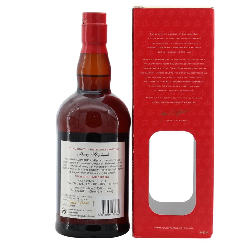 Glenfarclas 1995/2017 Cask Strength Limited Rare Bottling 57,3% 0,7l