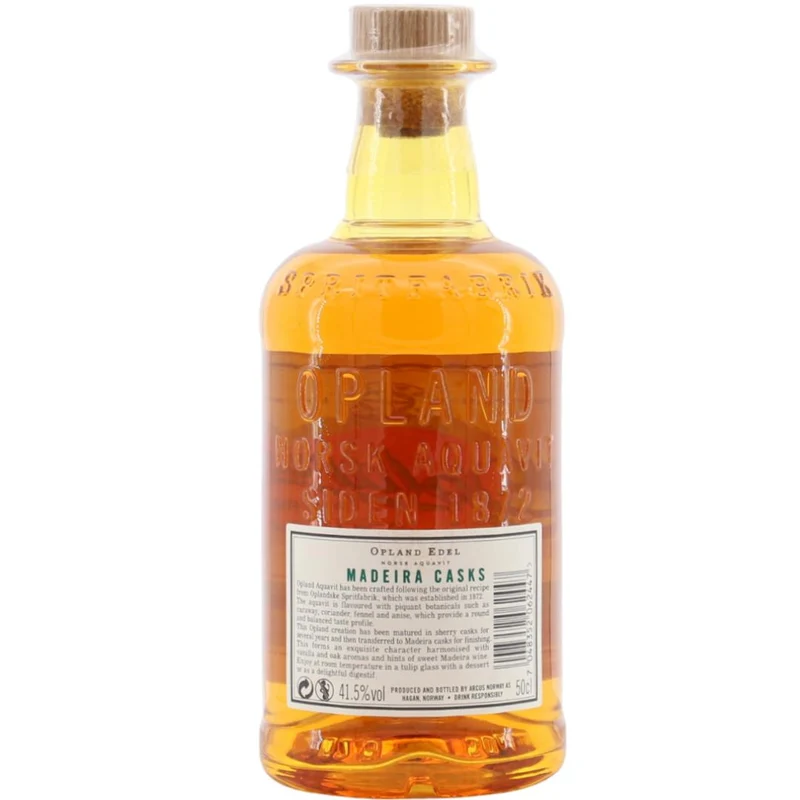 Opland Norsk Aquavit Madeira Cask 41,5% 0,5l