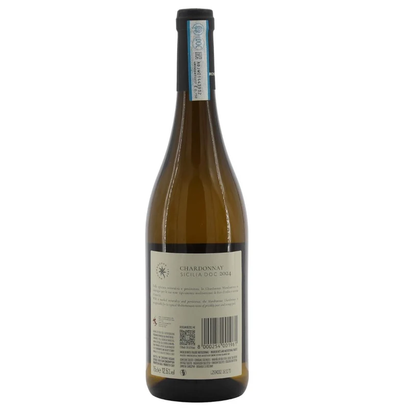 Chardonnay Sicilia DOC Vendemmia 2024 Mandrarossa 12,5% 0,75l
