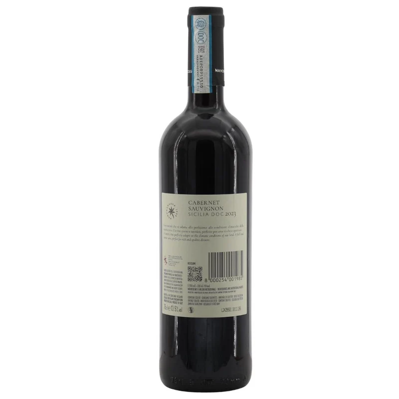 Cabernet Sauvignon Sicilia DOC Vendemmia 2023 Mandrarossa 13,5% 0,75l