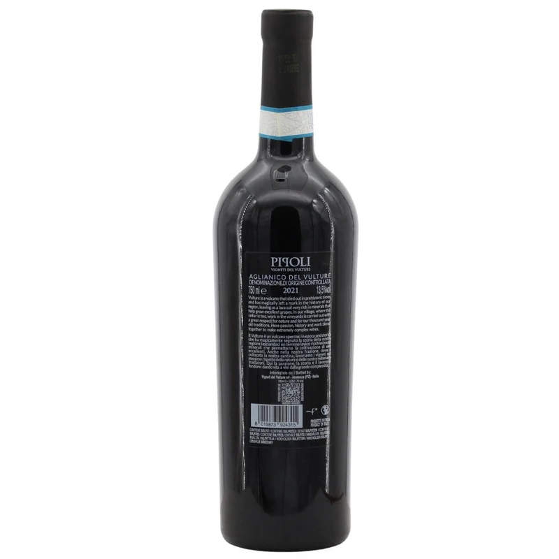 Pipoli Aglianico Del Vulture DOC 2021 13,5% 0,75l