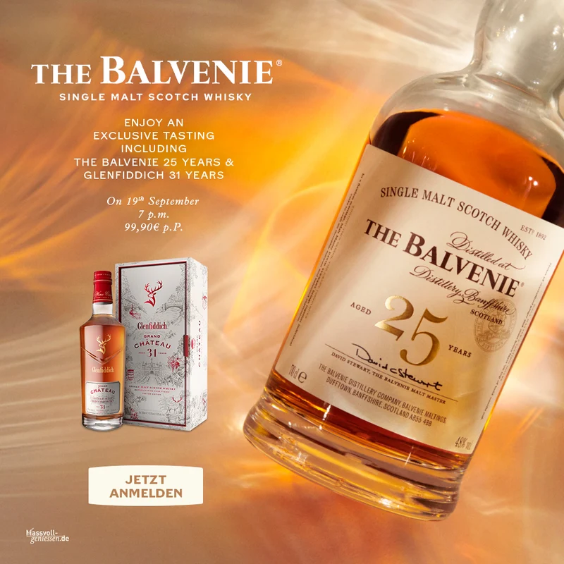 Balvenie und Glenfiddich Tasting mit Mike Labs - 8 Drams 19.9. um 19Uhr