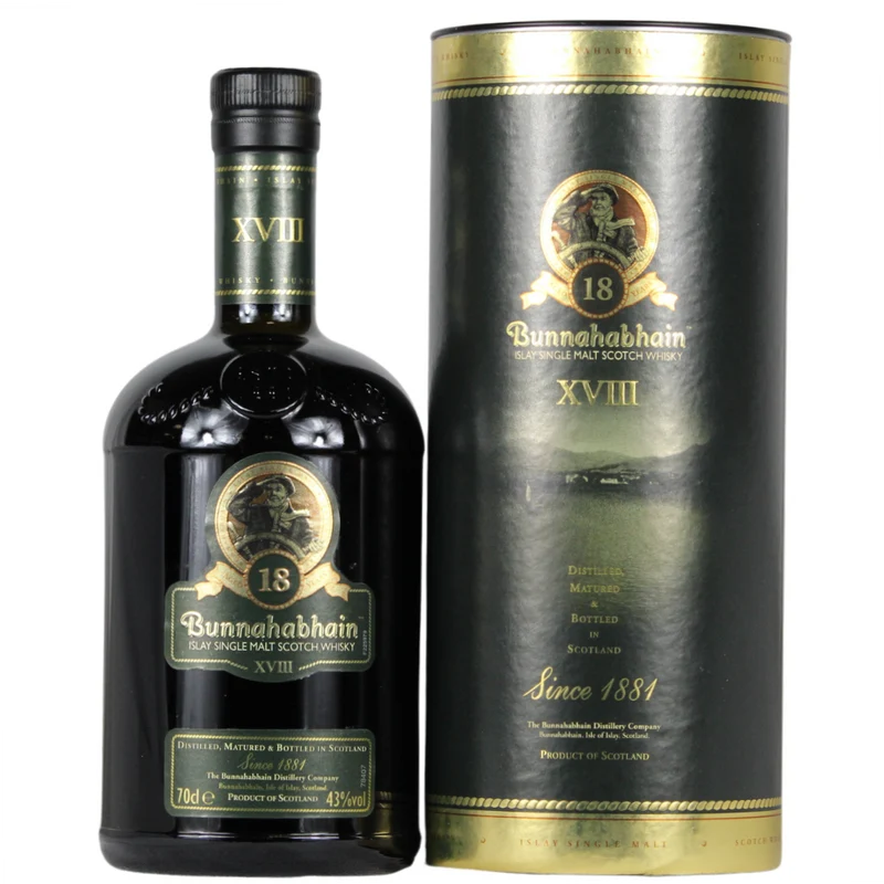 Bunnahabhain 18 Jahre (Bottled 2010) 43% 0,7l