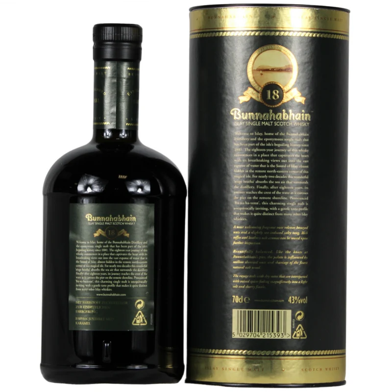 Bunnahabhain 18 Jahre (Bottled 2006) 43% 0,7l