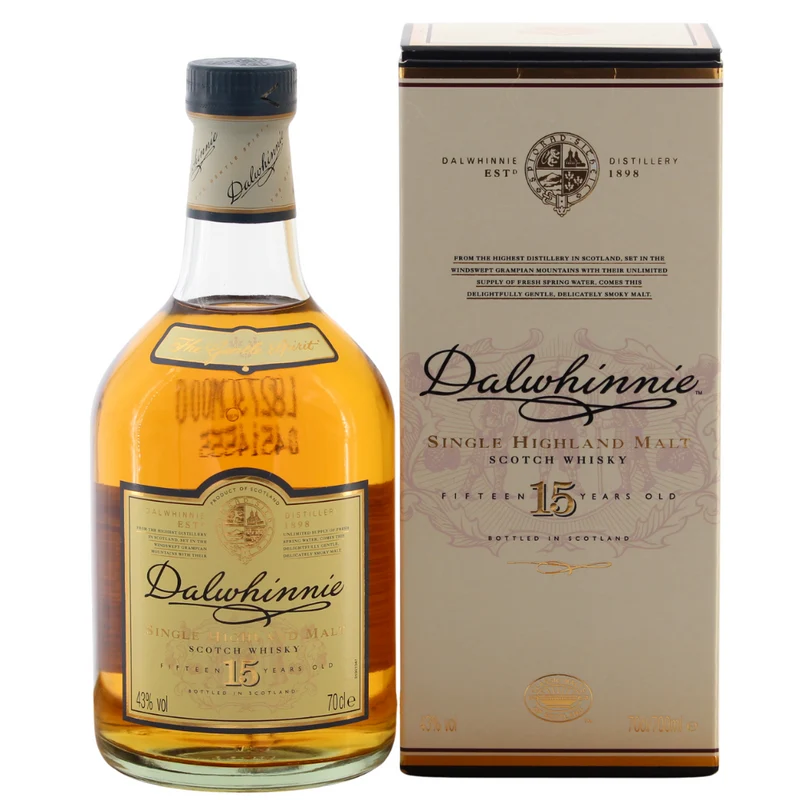 Dalwhinnie 15 Jahre (Abgefüllt 2018) 43% 0,7l