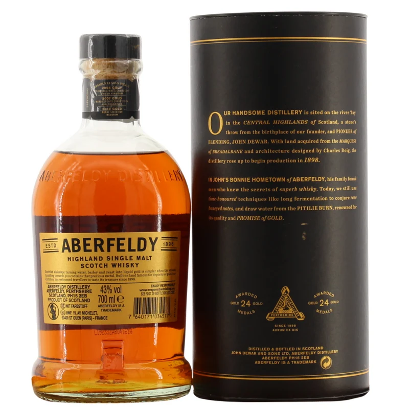Aberfeldy 15 Jahre Exceptional Cask Series 43% 0,7l