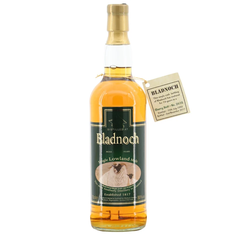 Bladnoch 19 Jahre Single Cask No.2618 1992-2011 55% 0,7l