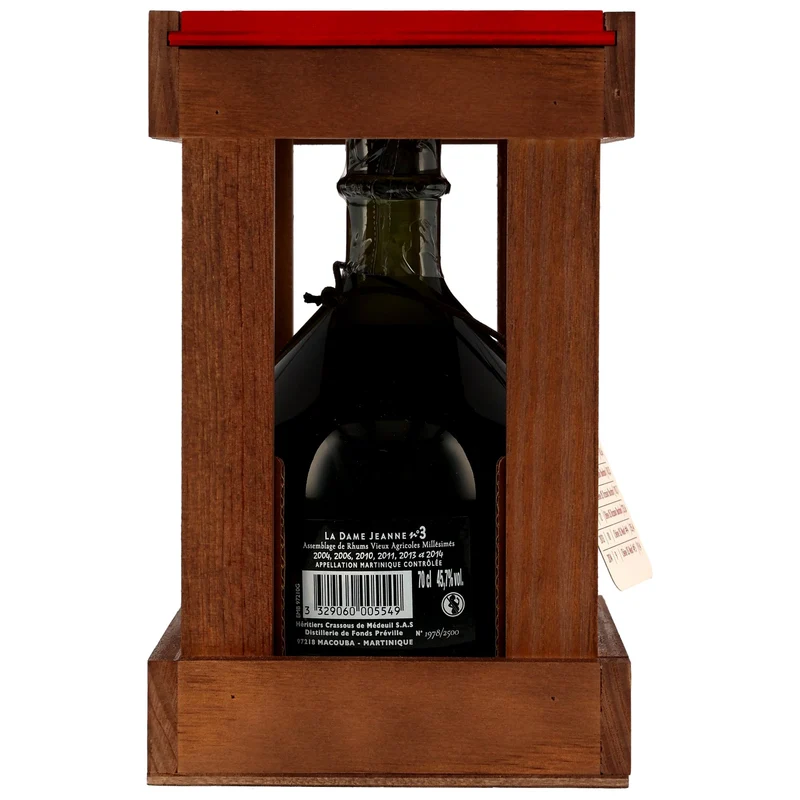 Rhum J.M Dame Jeanne 3 45,7% 0,7l