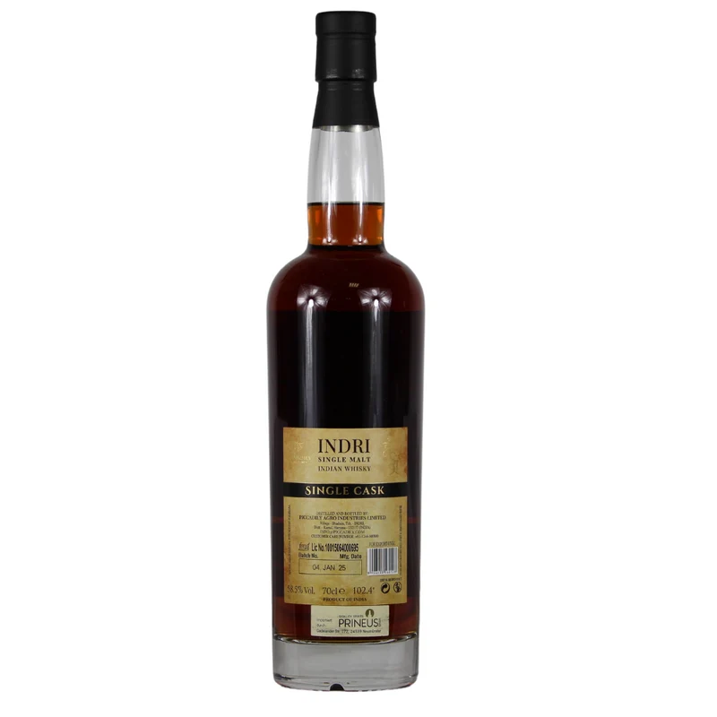 Indri Single Cask Peated Oloroso Sherry Butt #33 58,5% 0,7l